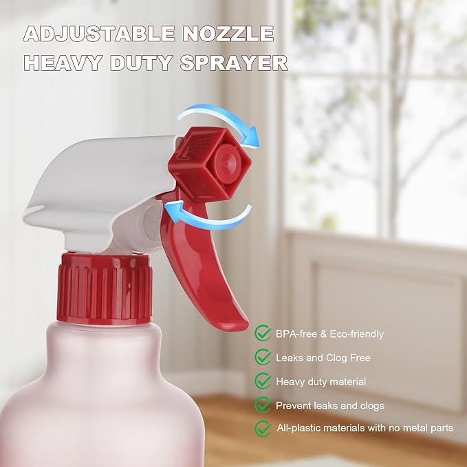 Spray Bottles 16.9oz/500ml Plastic Spray Bottle - Image 4