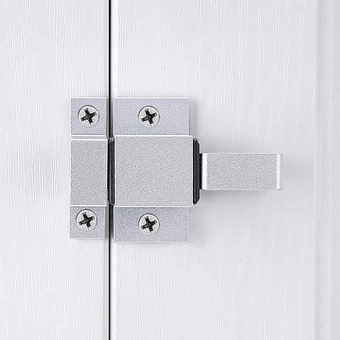 4 Packs Self-Closing Gate Latches, Aluminum Alloy Security Latch - Image 4