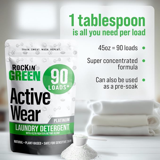 Rockin' Green Laundry Detergent, Plant based, All Natural Laundry Detergent - Image 2