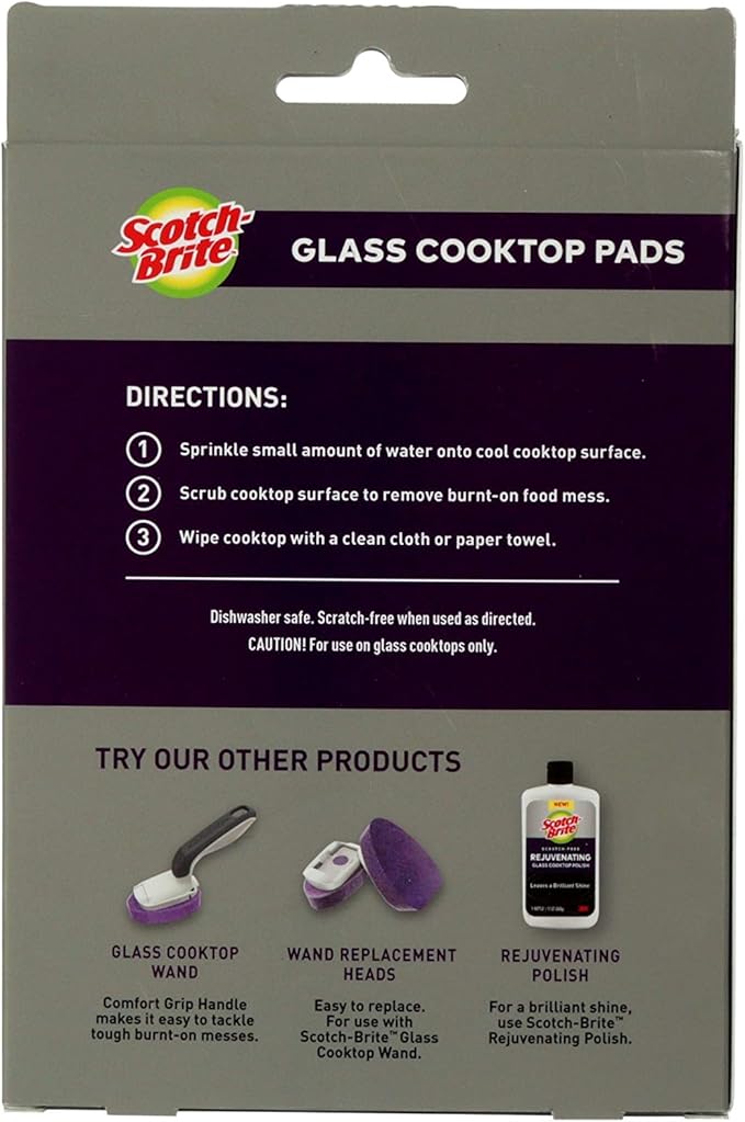 Scotch-Brite Glass Cooktop Pads, Scratch-Free & Non-Abrasive Scrubbers - Image 13