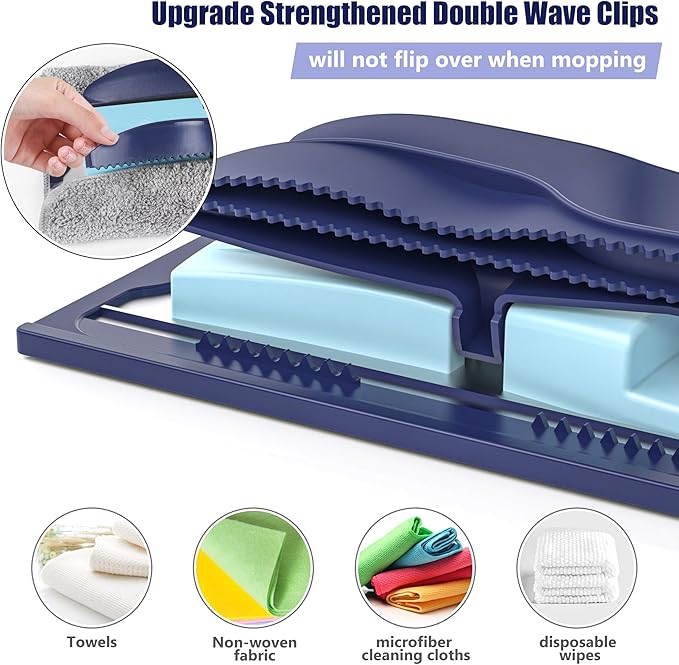 MEXERRIS Microfiber Floor Mop for Hardwood Laminate Tile Floor Cleaning: - Image 3