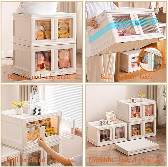3 Tier Plastic Storage Bins - Image 5