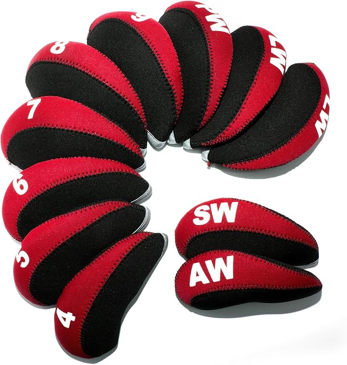Golf Iron Covers for Golf Clubs Neoprene Golf Iron Cover Set 11pcs/10pcs Golf by montelagolf