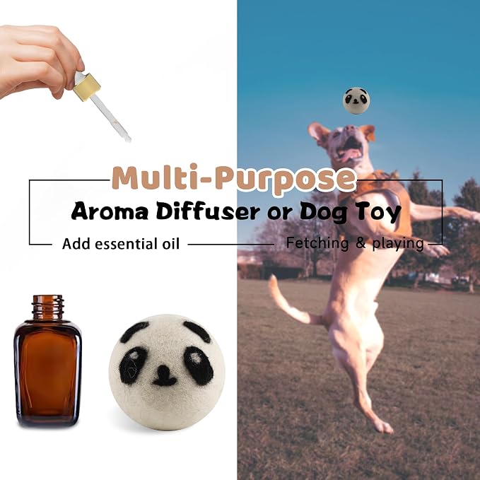 Wool Dryer Balls Laundry Reusable, Natural Eco-Friendly Fabric Softener Reduce - Image 5