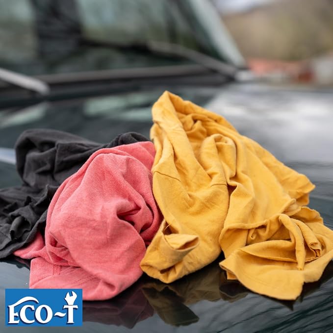4 Lb Bag Eco-T Mechanic Shop Rags - Image 6