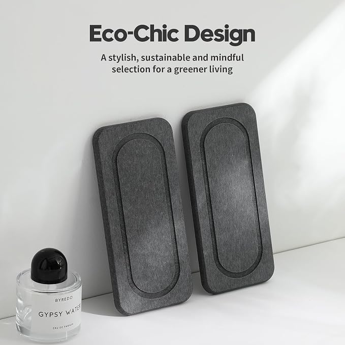 2Pack Diatomite Stone Coasters Water Absorbing Sink Tray - Image 7