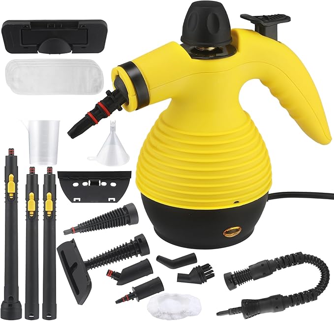 Steam Cleaner, Pressurized Handheld Mop Steam Cleaner by MIOFTH
