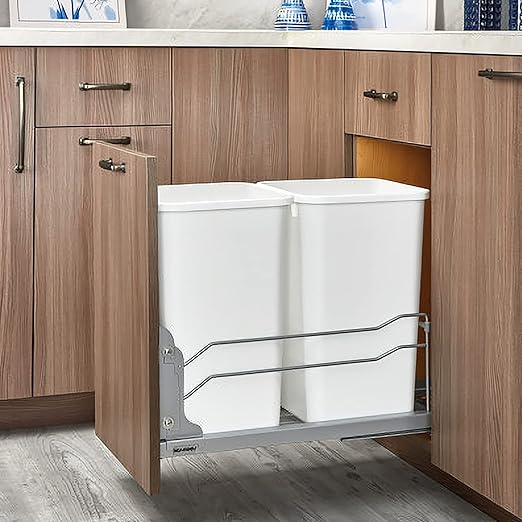 Rev-A-Shelf Double Pull-Out Trash Can - Image 2