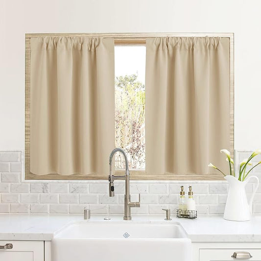 RYB HOME RV Camper Door Window Curtains -Blackout Privacy Curtains & Drapes by RYBHOME