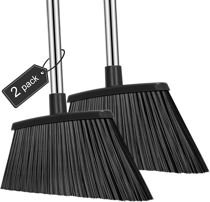 NACENA Heavy Duty Broom, 55 Inch Long Handle Outdoor Large Angle Brooms by NACENA