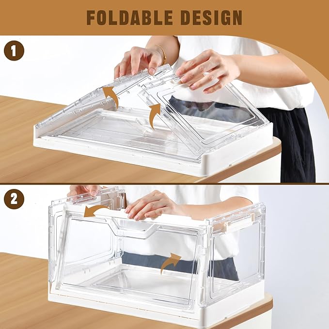 Collapsible Plastic Storage Bins - Image 5