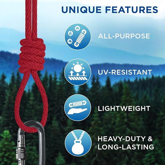 TECEUM Cotton Rope 3/16” – 100 FT – Strong All-Purpose Braided Rope – Natural - Image 4