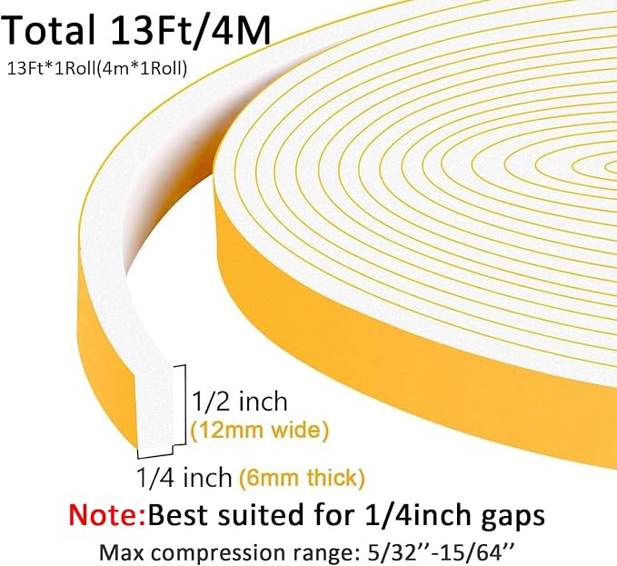 Strong Adhesive Weather Stripping, High Density Weatherproof Weather Stripping - Image 5