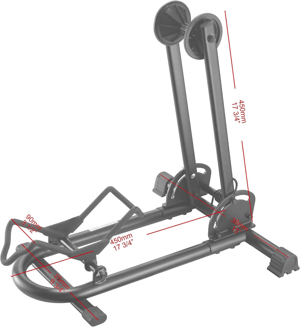 RAD Cycle Foldable Bike Rack Bicycle Storage Floor Stand Fold it Up and Take ...