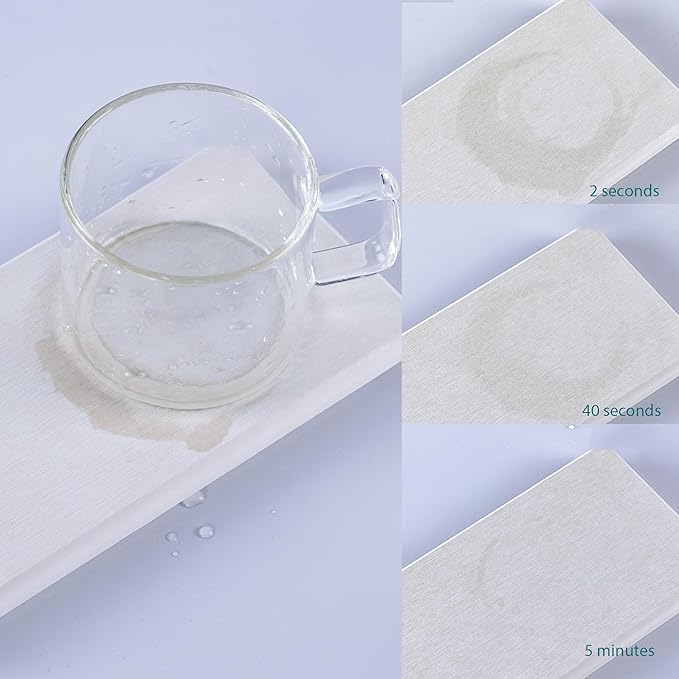 2 Pcs Water Absorbing Stone Trays, Kitchen/Bathroom Sink Soap Dish, Diatomite - Image 5