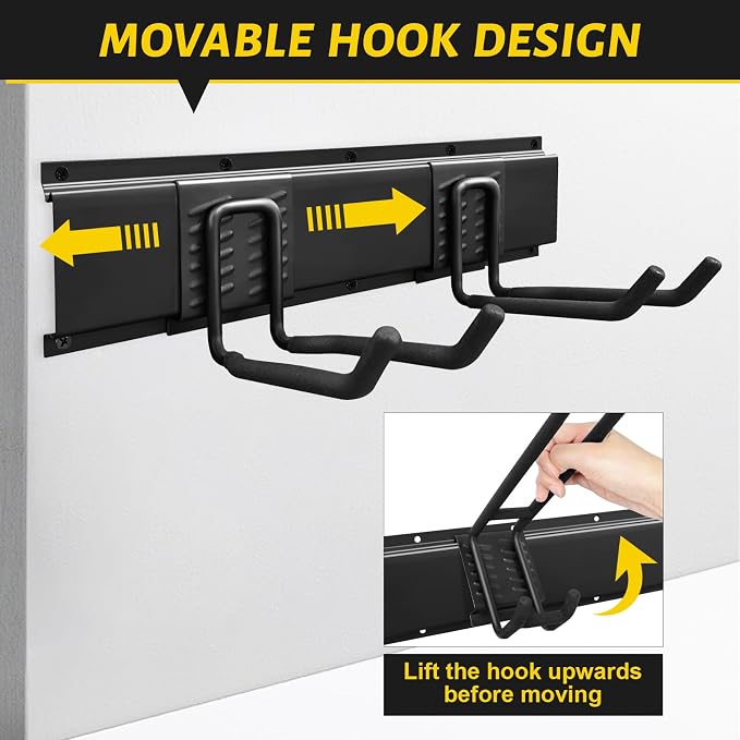 Garage Tool Organizer Wall Mount, 64 Inches Garden Tool Organizer - Image 3