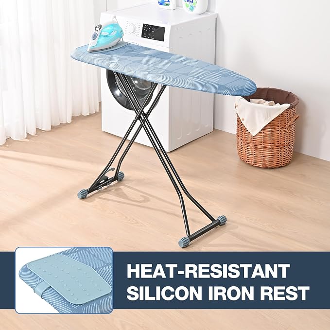 APEXCHASER Ironing Board with Iron Rest, Compact and Space Saver Iron Board - Image 3