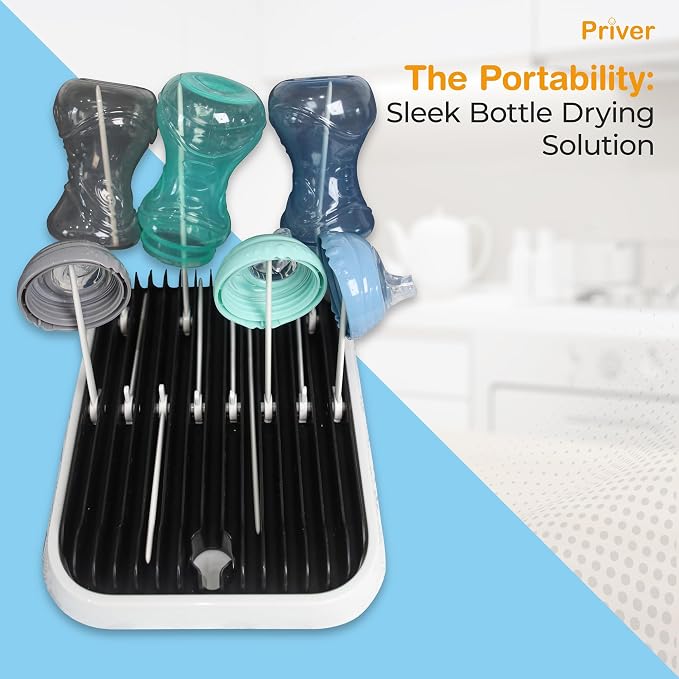 Priver - Baby Bottle Drying Rack - Space-Saving Drying Rack - Image 6