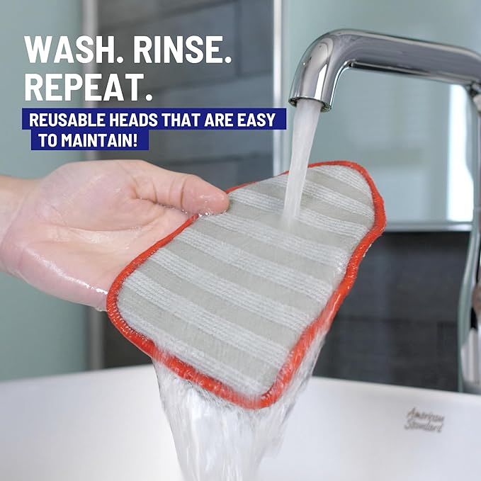 Replacement Microfiber Pad for Moku Home Extendable Tub Tile Shower Scrubber - Image 6
