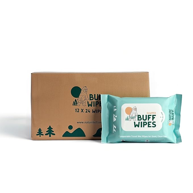 Multi-Use Wet Wipes for Babies & Adults by NatureBuff