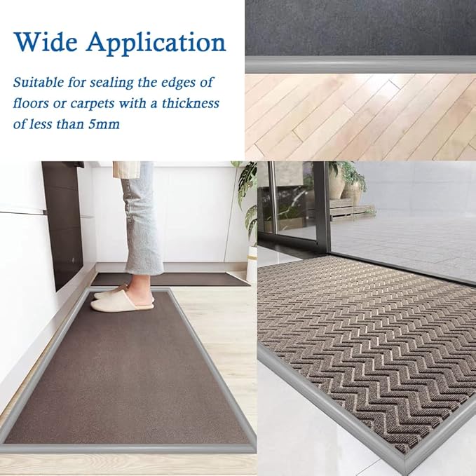 Floor Transition Strip Self Adhesive Carpet & Flooring Transitions Edging Trim - Image 7