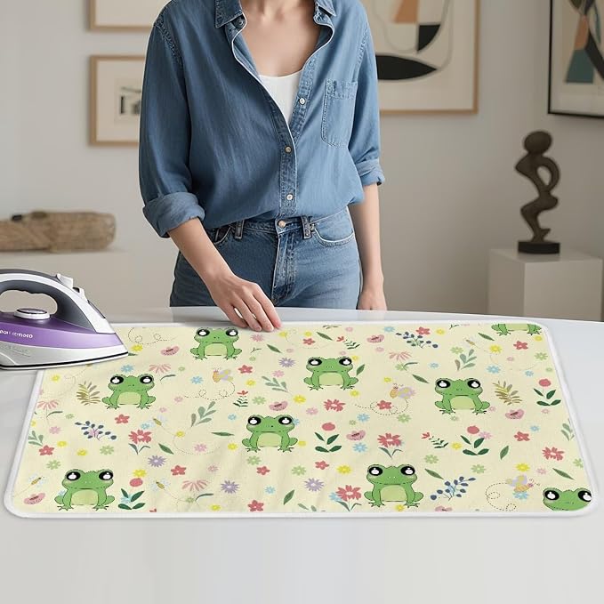 Ironing Mat Ironing Board Pad Heat Resistant, Quilting & Travel Blanket 32 x 16 - Image 4