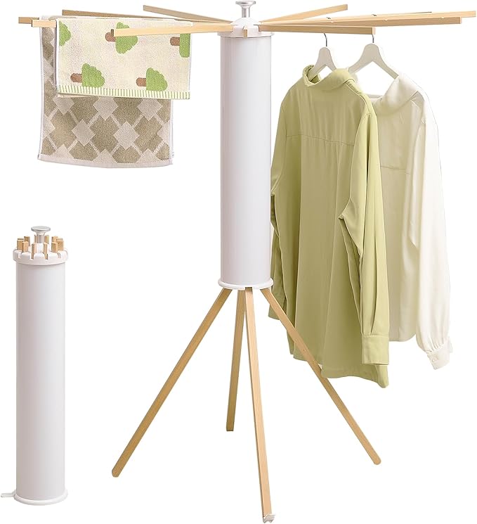 Clothes Drying Rack 4 Legs, Laundry Hanger Dryer Rack, Portable Drying Rack by RFOUO