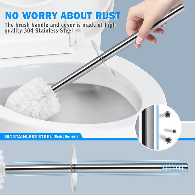 Toilet Brush and Holder, Toilet Brush - Image 4