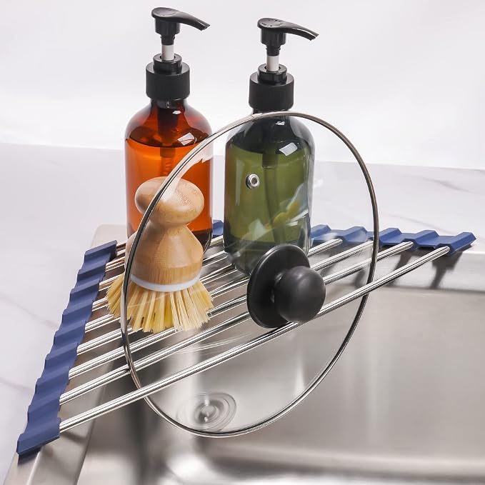 Tomorotec Triangle Roll-Up Dish Drying Rack - Image 8