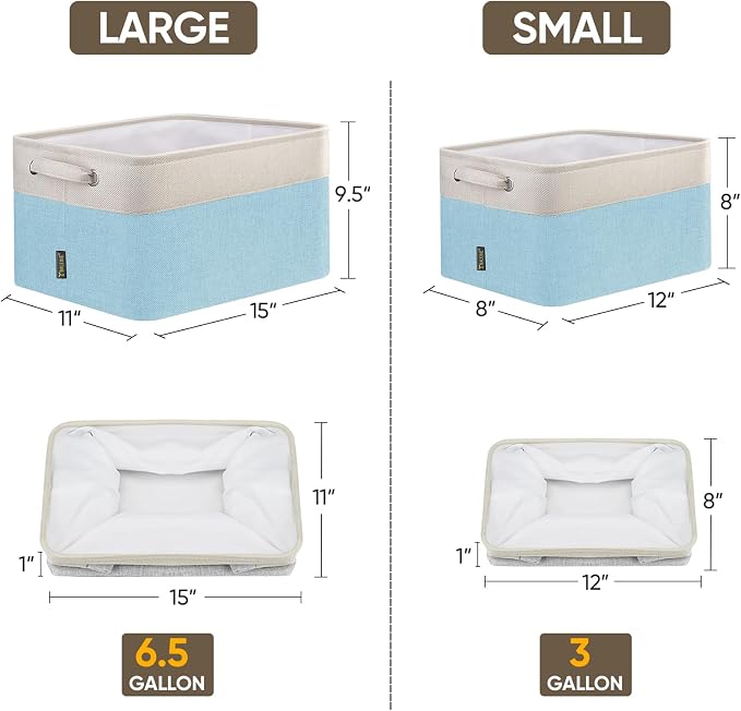 BALEINE 1 Pack Fabric Storage Bins - Image 2