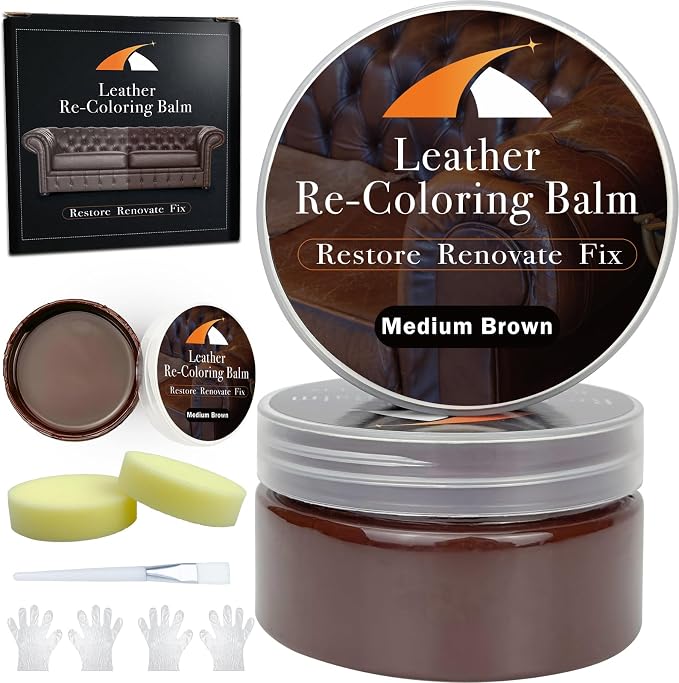 Medium Brown Leather Repair Kit by Unknown