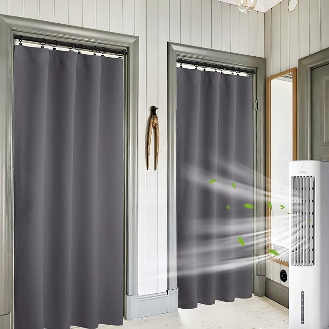 RYB HOME Blackout Curtains for Living Room, Large Window Shades for Bay Window - Image 5