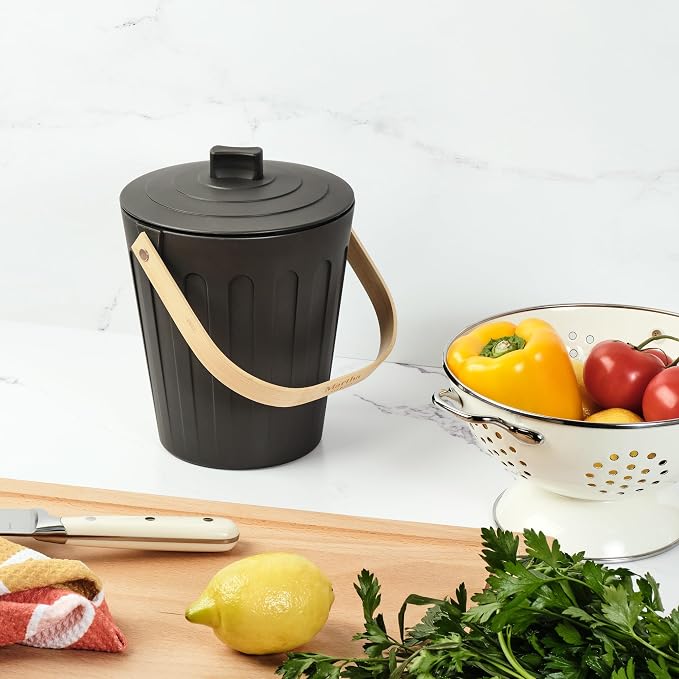 Martha Stewart Indoor Compost Bin | Countertop Composting Bucket - Image 3
