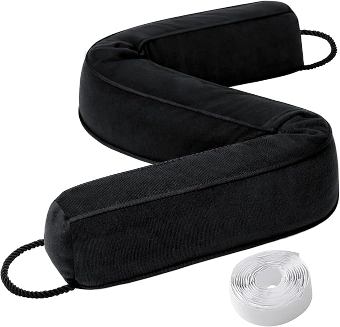 Weighted Door Draft Stopper for Front Door, for Exterior, Back Door, Fits Door by Comfyanno