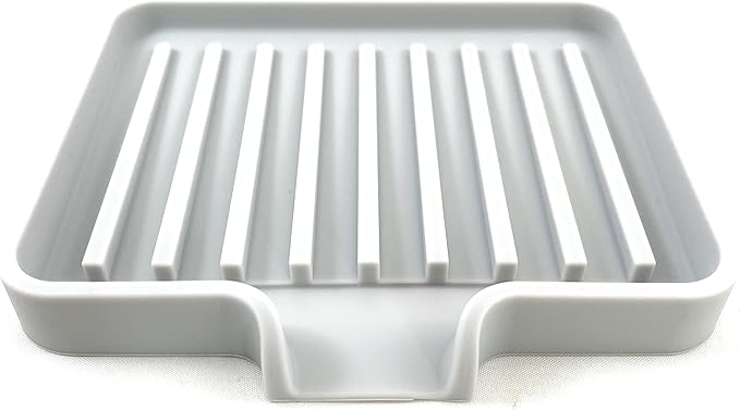 Happitasa Silicone Soap Dish Tray and Sponge Holder by Happitasa