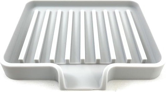 Happitasa Silicone Soap Dish Tray and Sponge Holder by Happitasa