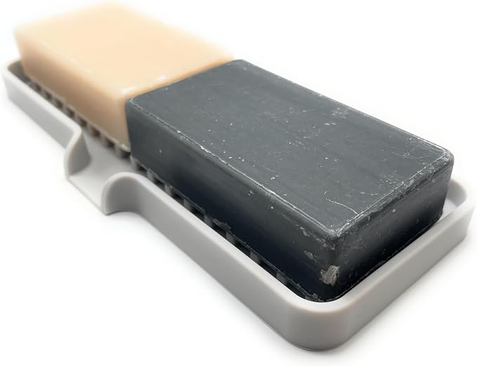 Happitasa Silicone Soap Dish Tray and Sponge Holder - Image 9
