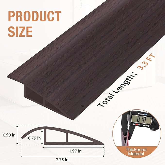 Floor Transition Strip Self Adhesive Vinyl Door Threshold - Image 5