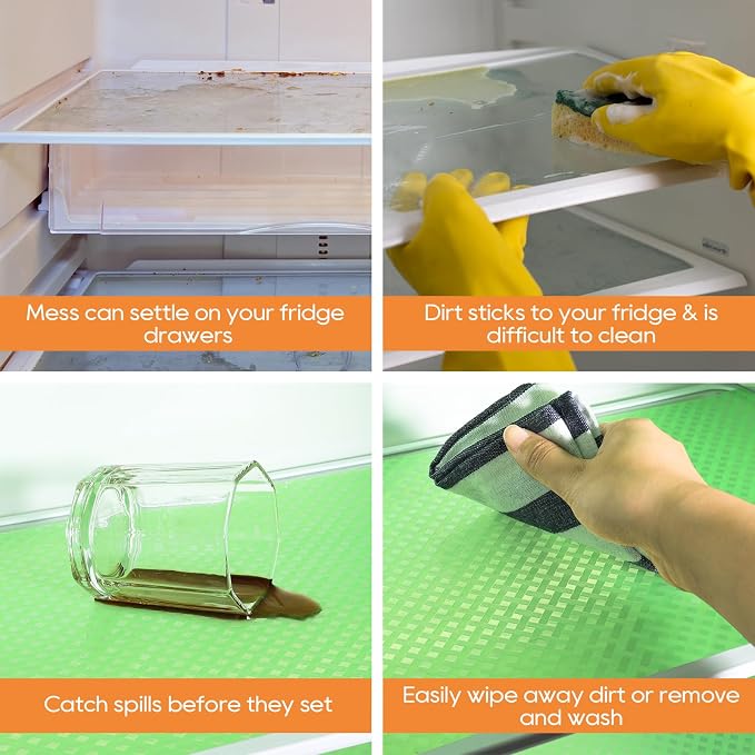 Green Fridge Liner Shelf Liners - Image 6