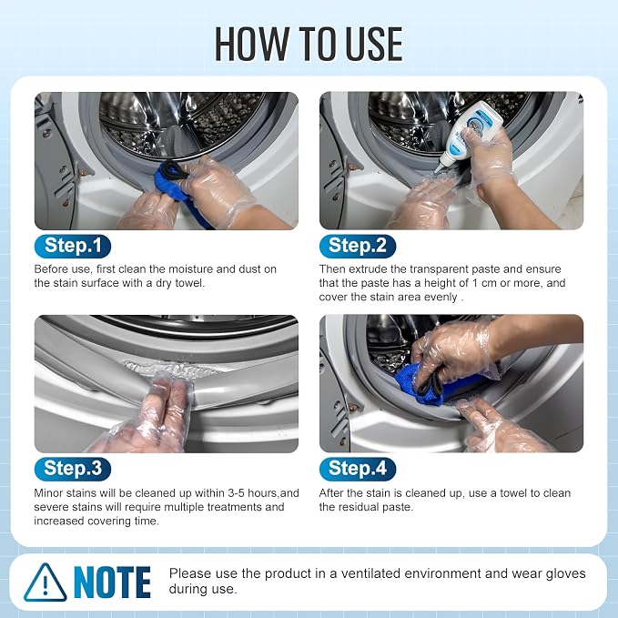 Home Cleaner Gel, Cleaner for Washing Machine, Refrigerator Strips, Household - Image 3