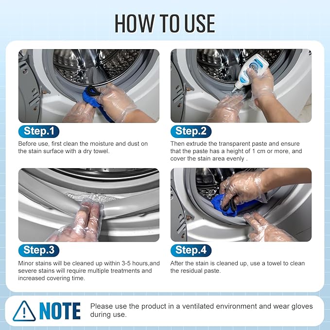 Home Cleaner Gel, Cleaner for Washing Machine, Refrigerator Strips, Household - Image 3