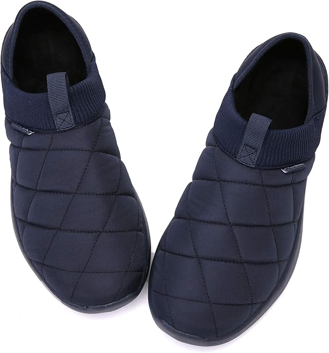 KUBUA Slippers for Men and Womens Indoor House Shoes Plush Slip on Outdoor - Image 5