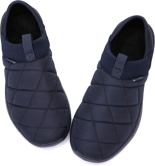 KUBUA Slippers for Men and Womens Indoor House Shoes Plush Slip on Outdoor - Image 5