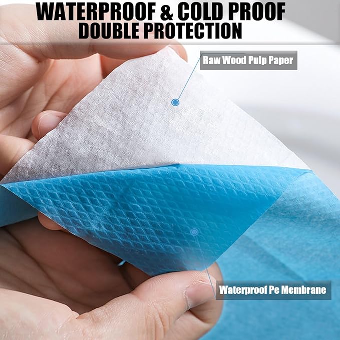 50 Pack Toilet Seat Covers Disposable 16x24 Inch XL Portable Toilet Liners - Image 3