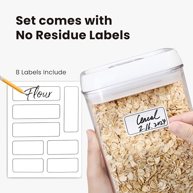 Felli Flip Tite Food Storage Container 5" LARGE Size Airtight Lid Lock Top - Image 9
