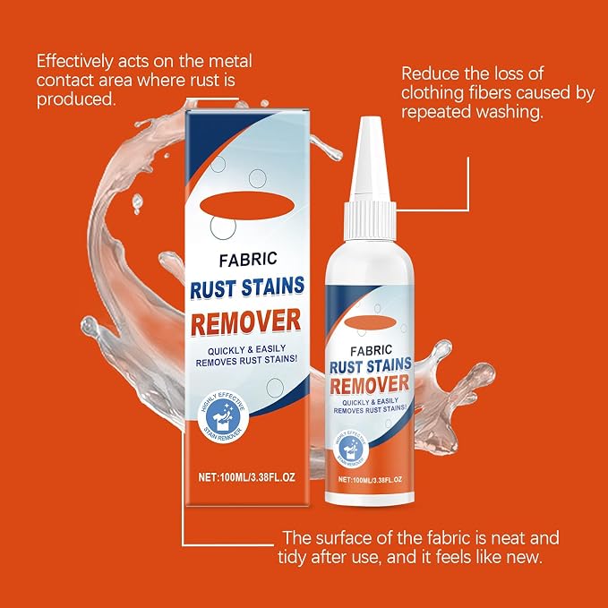 Fabric Rust Remover For Clothes, Strong And Effective Rust Stain Remover For - Image 4