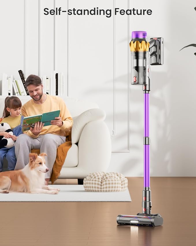 Cordless Vacuum Cleaner, 580W 48KPA 70 Mins Vacuum Cleaners - Image 5