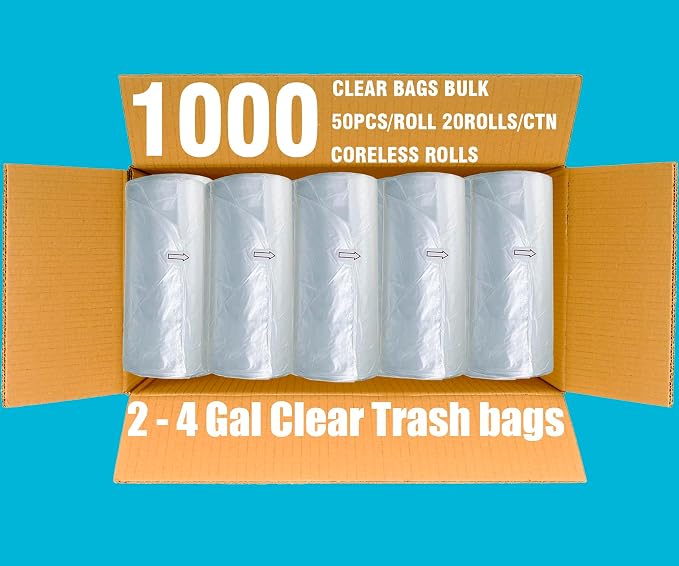 2-4 Gallon Trash Bags, Small Multi-purpose Garbage Bags - Image 2