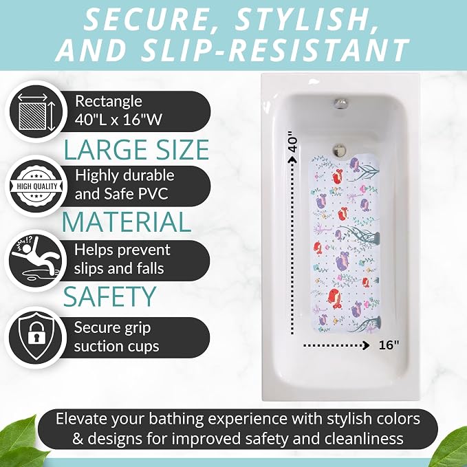 Kids Non Slip Bath Mat - Image 4