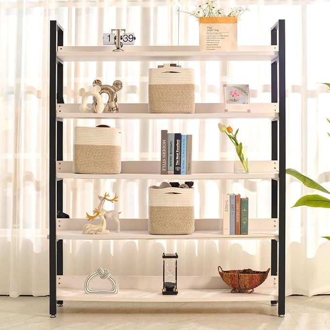 11 Inch Cube Storage Bins, Organizer Woven Cotton Rope Square Baskets - Image 5